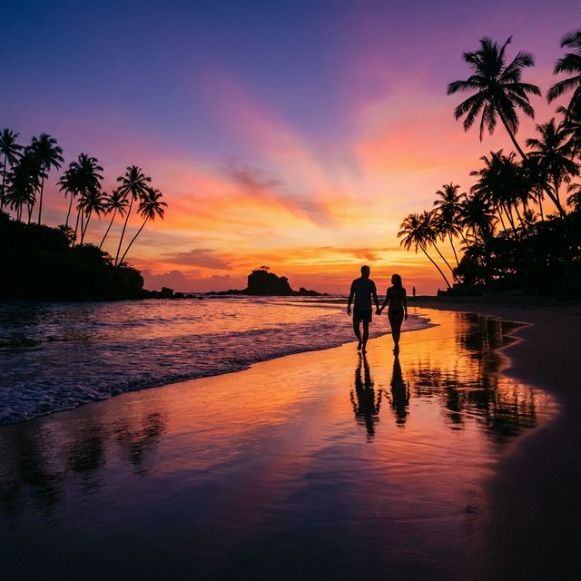 5 Places in Sri Lanka Where the Sunset Looks Fake (A Couple's Guide)